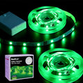 BestLuz Battery Powered LED Strip Lights 2X 3.33ft Flexible Green Light Strip by BestLuzUS
