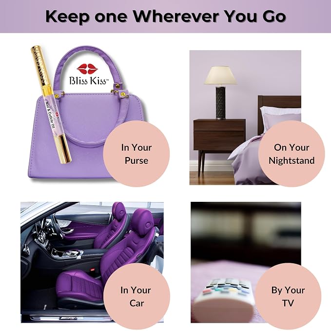 Bliss Kiss | 1 Lavender Vanilla | Nail Oil Cuticle Pen w/Vitamin E & - Image 4