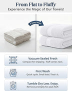 LANE LINEN 100% Cotton Bath Towel Set - Image 3