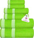 CASA COPENHAGEN Solitaire 6Pcs 100% Egyptian Cotton Large Designer Towels Gift by CASACOPENHAGEN