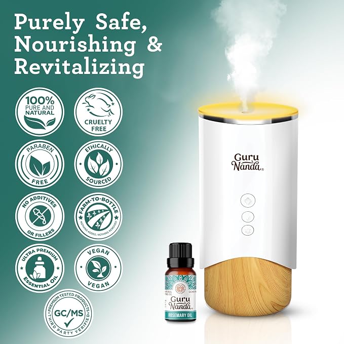 GuruNanda Rosemary Essential Oil - Image 5