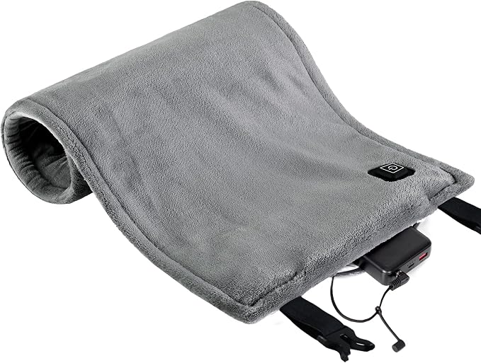 Cordless Heating Pad for Back Pain Relief & Cramps, Battery Operated, 3 Heat by HOTHUGZ