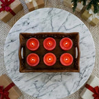 Aroma Naturals Votive Candles Essential Oil, Peace Ruby Holiday - Image 7