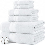 Modern Threads - Spun Loft 6-Piece 100% Combed Cotton Towel Set - Bath Towels by ModernThreads