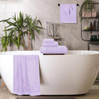 Ultra Soft 6 Pack Cotton Towel Set, Contains 2 Bath Towels 28x55 inch, 2 Hand - Image 5