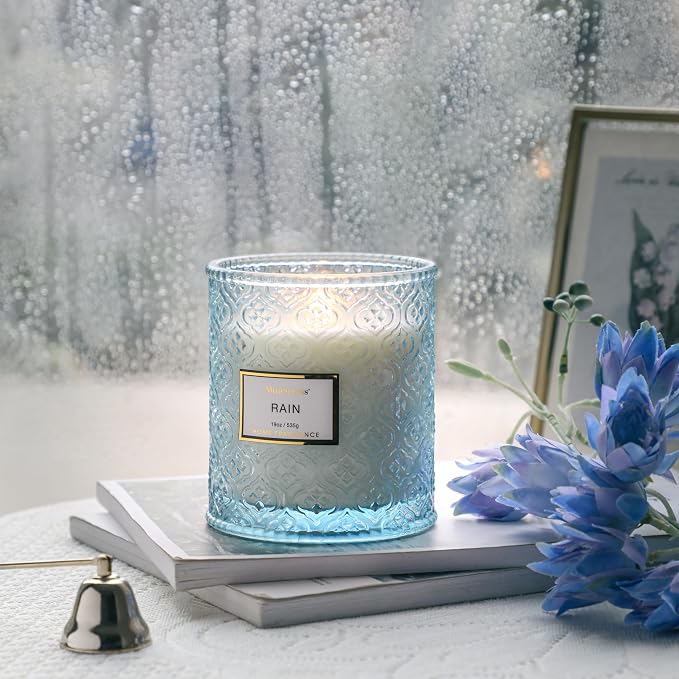 Rain Summer Scented Candles, 19oz Aromatherapy Candles Gifts - Image 6