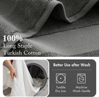 Madison Park Turkish 100% Cotton 600Gsm Luxury Premium Thick Soft Absorbent - Image 5