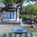 12.3" Hanging Bird Bath with Solar Fountain Bird Bath Bubbler，Birdbath Fountain - Image 7