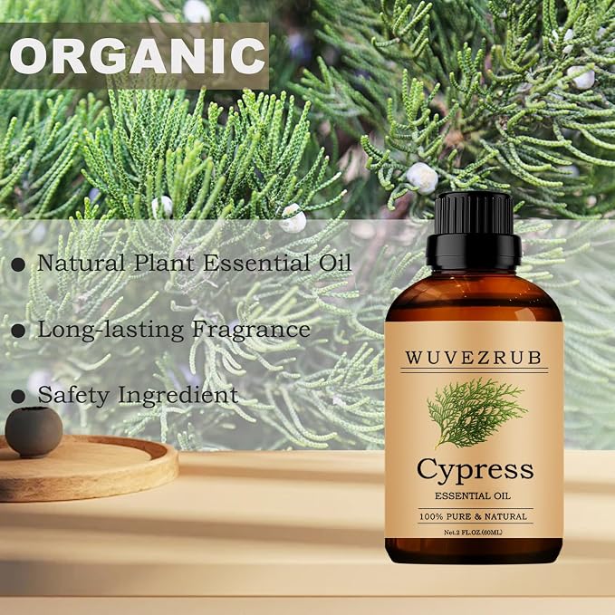 Cypress Essential Oils, 60ML Pure and Natural Essential Oil - Image 4