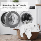 HOMEXCEL 6 Pack Bath Towel Set, Microfiber Ultra Soft Highly Absorbent Bath - Image 7