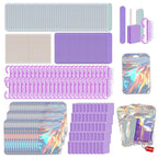 Disposable Manicure Kit Professional, 50 Set Press On Nail Tool Kit by Unknown