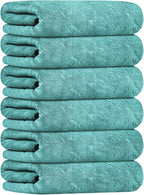 JML Microfiber Bath Towels, Bath Towel 6 Pack, Super Absortbent and Fast Drying - Image 2