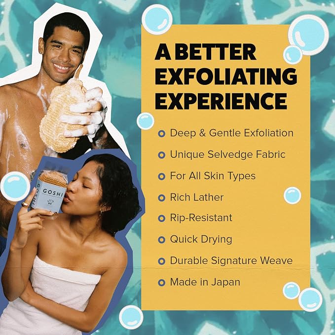 GOSHI Exfoliating Shower Sponge - Image 3