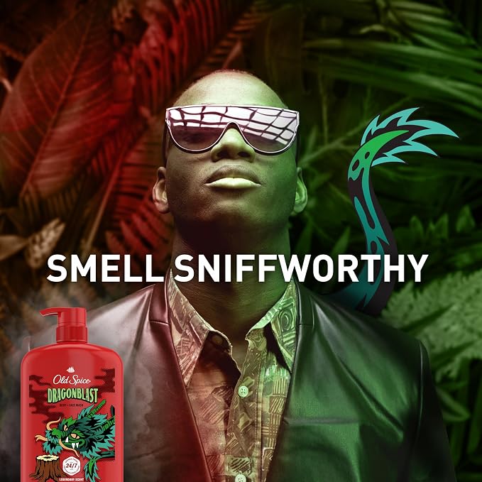 Old Spice Cleansing Body Wash for Men, 3X Defense, 24/7 Shower Fresh - Image 6