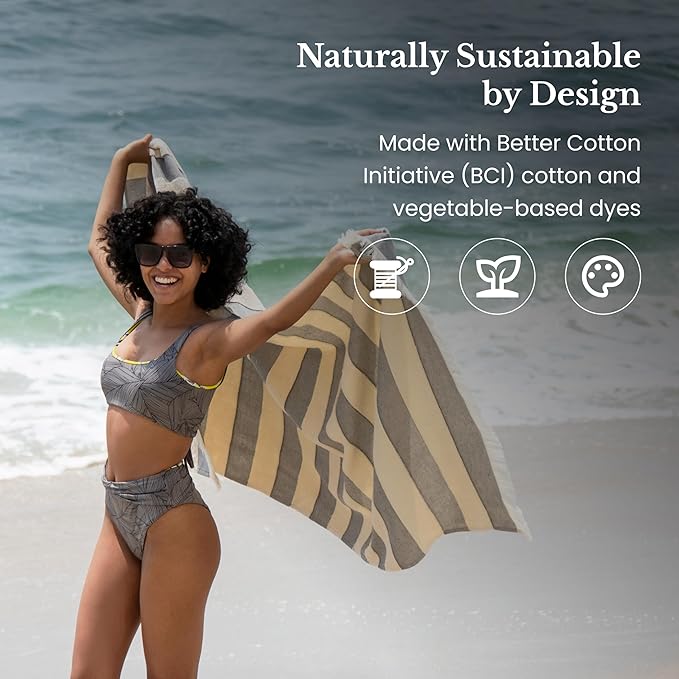 Lightweight Turkish Beach Towel - Image 4