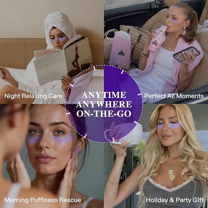 Grape Seed Collagen Under Eye Patches, Eye Mask - Image 7