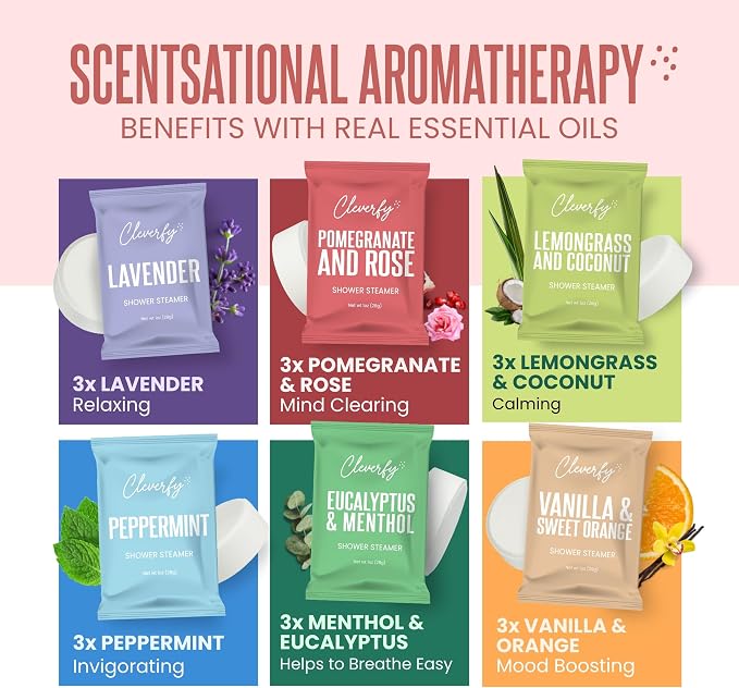 Cleverfy Shower Steamers Aromatherapy - Image 4