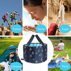 Collapsible Bucket for Soaking Feet, Portable Travel Foot Bath Tub, Foot - Image 7
