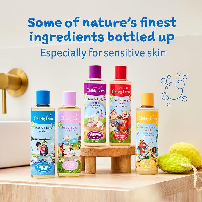 Childs Farm, Kids Bubble Bath for Dry, Sensitive Skin, Organic Raspberry - Image 10