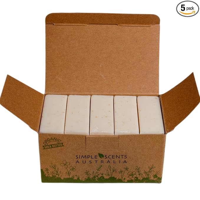 Simple Scents Australia Oatmeal & Milk Scented Natural Soap Bars, 3.5oz by SimpleScentsAustralia