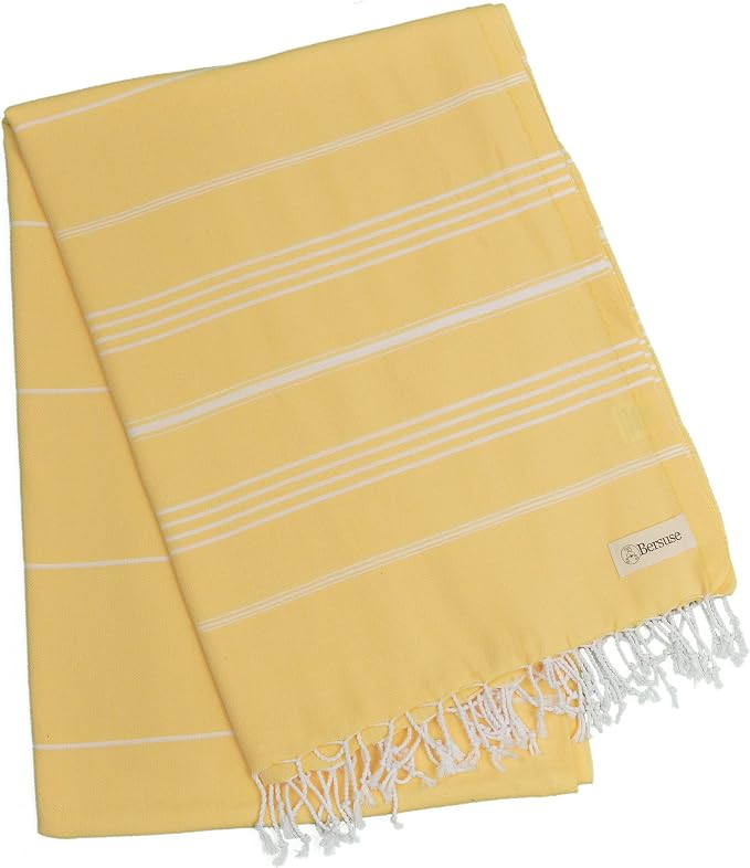 Bersuse Towels Anatolia XL Beach Blanket Throw Blanket Turkish Towel 100% - Image 4