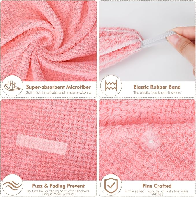 OEAGO Microfiber Hair Towel for Women: Gifts for Teen Girls Kids Girlfriends - Image 5