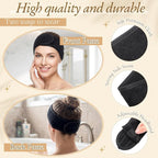 Tigeen 80 Pcs Spa Headband Facial Headbands Bulk Adjustable Hair Wraps - Image 3