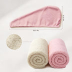 Microfiber Hair Towel Wrap Turban - Image 2