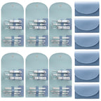 12 Set Manicure Set Bulk Mini Manicure Nail Clipper Kit 7 in 1 Stainless Steel by Lanties