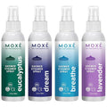MOXE Aromatherapy Shower Mist Variety Pack, Eucalyptus, Breathe and Dream by MOXE