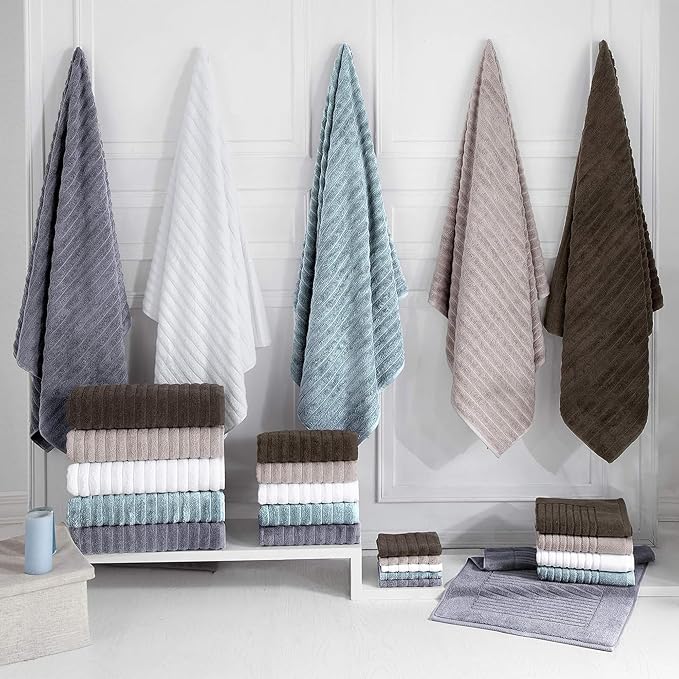 Classic Turkish Towels CTT Luxurious 100% Turkish Cotton Washcloths 6 Pack - Image 6