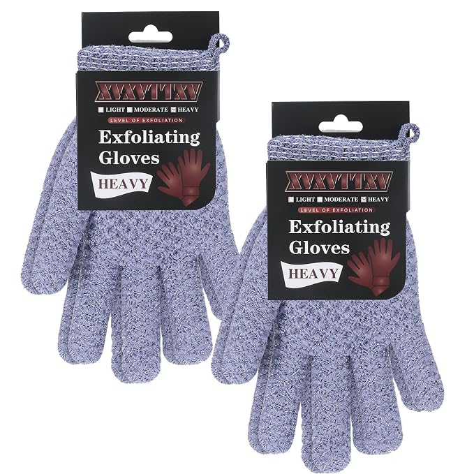 Exfoliating Dual Texture Bath Gloves by Unknown