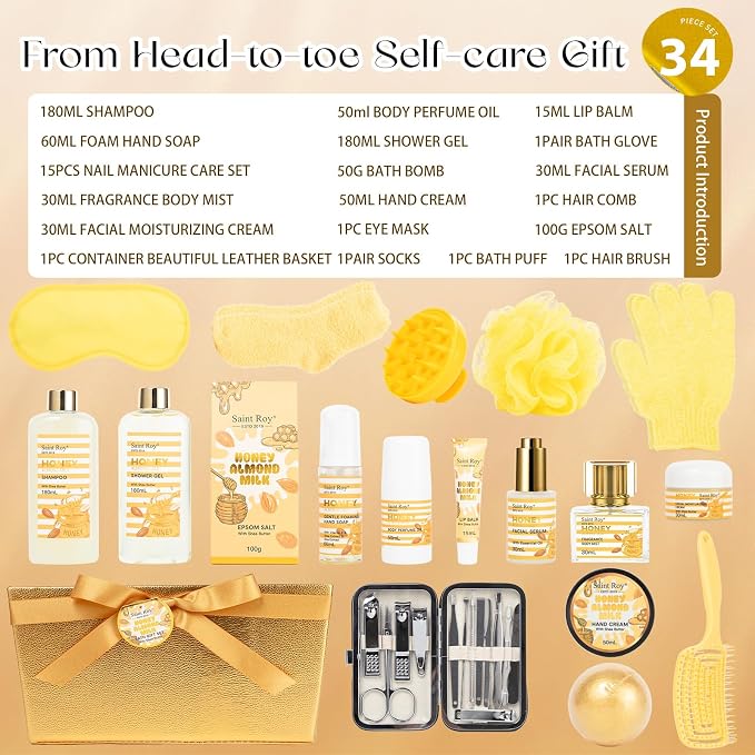 34 Pcs Skin care kit Spa Gift Set - Image 2