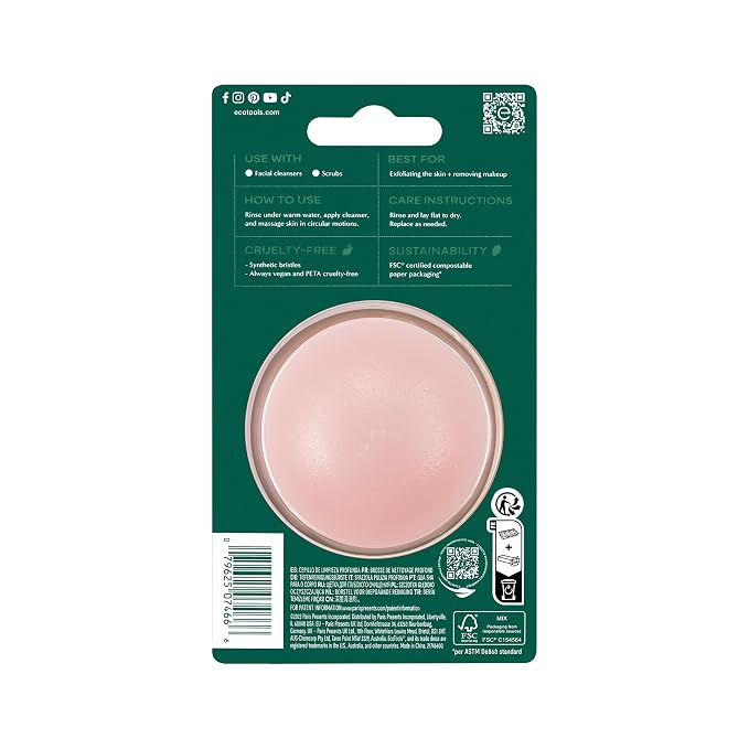 EcoTools Mini Facial Cleansing Brush, Infused - Image 9