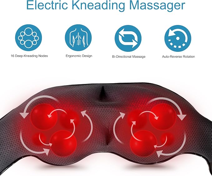UFFAE Shiatsu Neck and Back Massager - Image 2