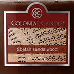 Colonial Candle Tibetan Sandalwood Scented Jar Candle, 2 Wick, 3.5 oz, Mottled - Image 5