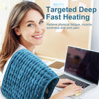 Heating Pad for Back, Electric Heating Pads for Cramps/Abdomen/Waist/Shoulder - Image 5