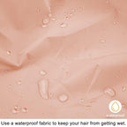 Reusable Shower Cap for Women, Large Waterproof Shower Bonnet Washable Elastic - Image 6
