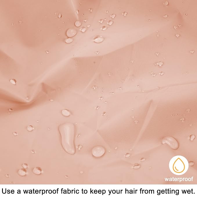Reusable Shower Cap for Women, Large Waterproof Shower Bonnet - Image 6
