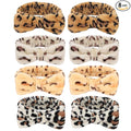 Casoty 8 Pack Leopard Spa Headbands by Casoty