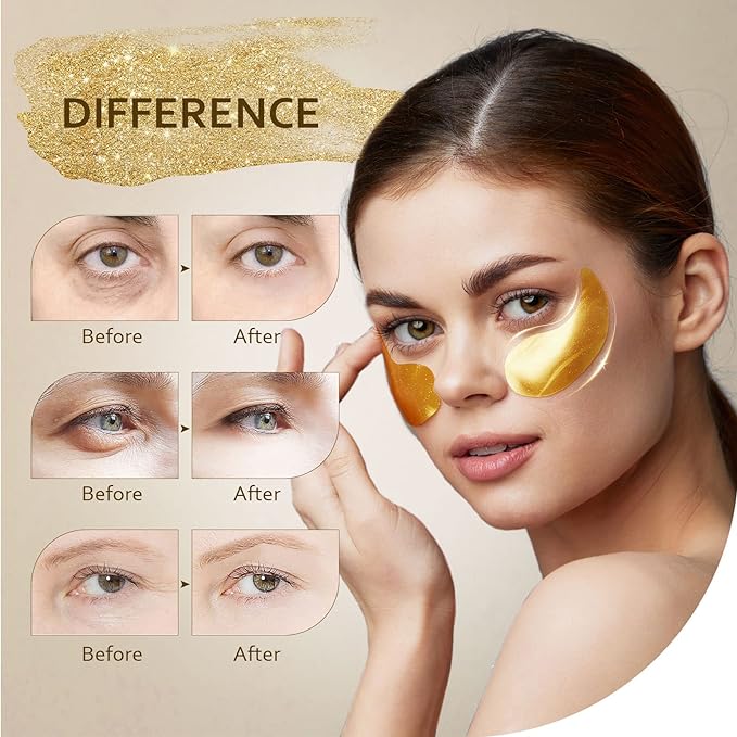 Under Eye Patches, 24K Gold Under Eye Mask - Image 2