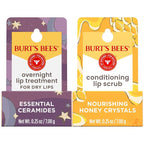 Burt’s Bees Conditioning Lip Scrub and Overnight Intensive Lip Treatment by BurtsBees
