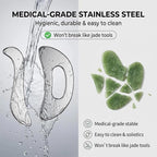 Stainless Steel Gua Sha Muscle Scraping Tool, Ergonomic Body Massage Scraper - Image 4