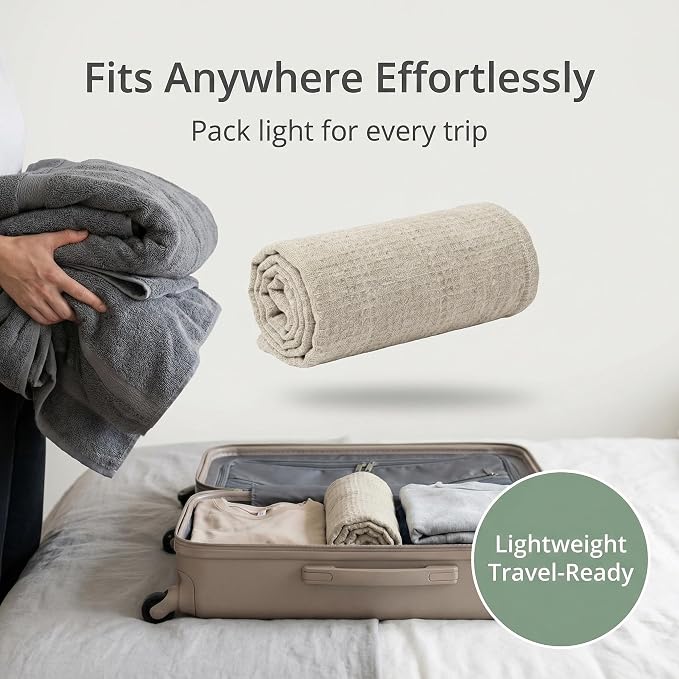 Pure Linen Small Bath Towels - Image 6
