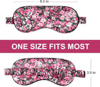 OLESILK 100% Natural Mulberry Silk Sleep Eye Mask Block Out Light, Fashion - Image 5