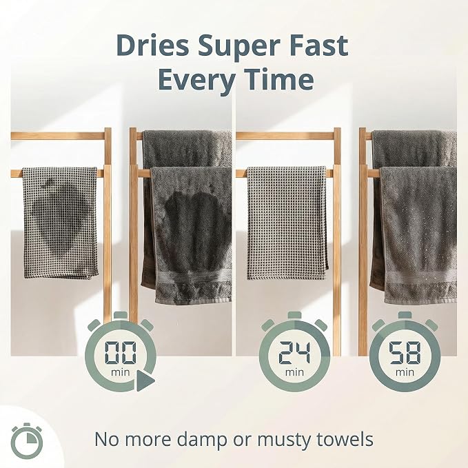 Pure Linen Small Bath Towels Set - Image 4