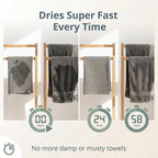 Pure Linen Small Bath Towels Set - Image 4