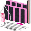 FANDAMEI Nail Buffers and Files, Nail Care Kit, Nail Cuticle Tools Set by FANDAMEI