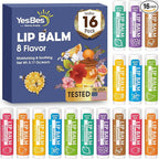 YesBes 16 Pack Lip Balm, Natural Lip Balm Bulk by YesBes