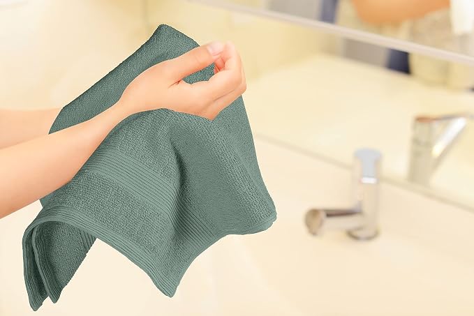 Belizzi Home Ultra Soft 6-Piece Hand Towel Set 16x28-100% Ringspun Cotton - Image 4